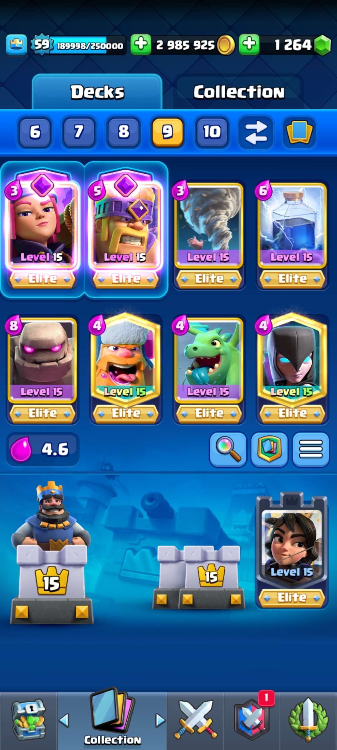 Game account sale Clash Royale